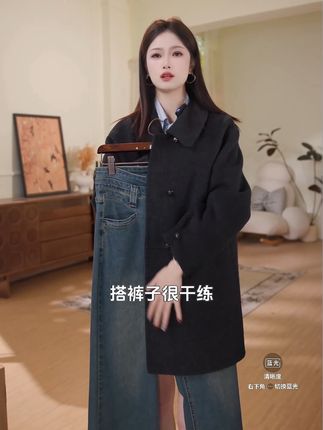 生命是一万次春和景明#小个子穿搭 #羊毛大衣