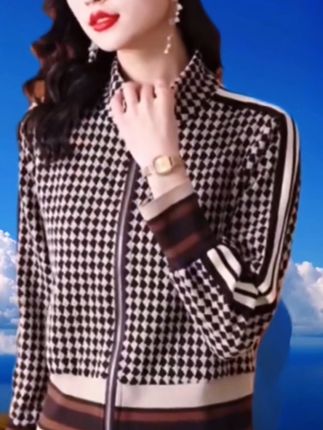 短外套女士装春秋冬2025年新款棒球服小个子妈妈洋气夹克时尚上衣