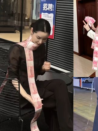 有钱花围巾手工制作DIY冬天的第一条送给我的#入冬的第一条围巾 #厂家直发 #视频爆款热卖中 #透明保护袋围巾