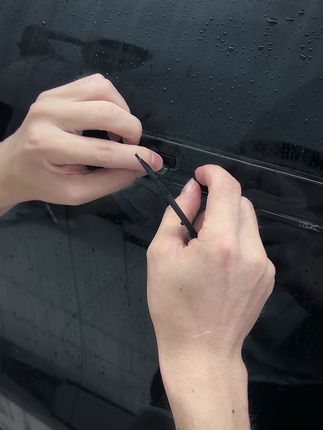 深蓝s09隐形车衣施工中#撸车日常