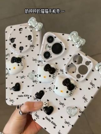 奶呼呼的猫猫手机壳,谁会不喜欢!,#猫咪手机壳 #手机壳#总有一款手机壳适合你