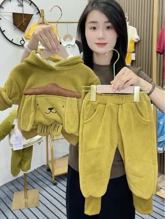 #加绒加厚 #童装搭配 #童装新风尚 #冬季穿搭 #童装两件套