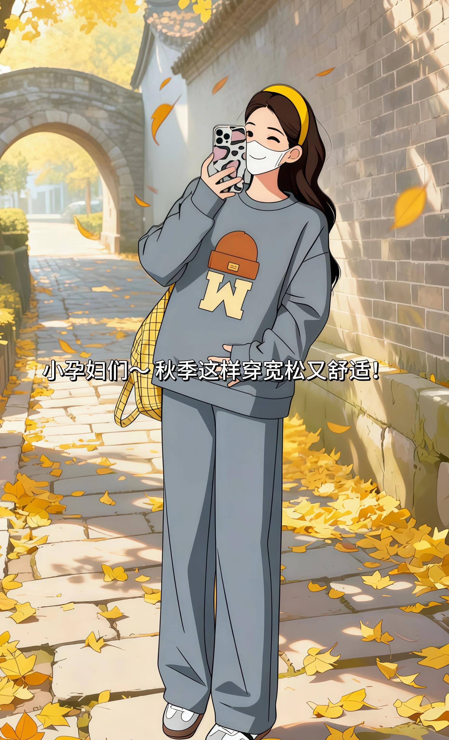 秋季孕期穿搭~孕期也要穿的美美哒!孕妇秋季休闲套装:时尚款上衣搭配裤子的两件套,不用费心搭配,穿脱方便还能修饰孕态,孕期出门超省心。#孕期穿搭 #孕妇装 #时尚孕妇装