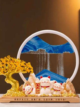 #装饰摆件#办公室摆件 #乔迁摆件 #开业摆件 #流沙画摆件