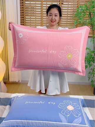 #信封全包款式枕套 #纯棉纱布枕头套 #面料柔软舒适 #床上用品