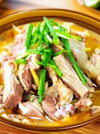 固始鹅块炖得香,肉嫩汤鲜超解馋,一口入魂忘不掉#创作灵感 #上热门 #美食 #解馋 #吃货