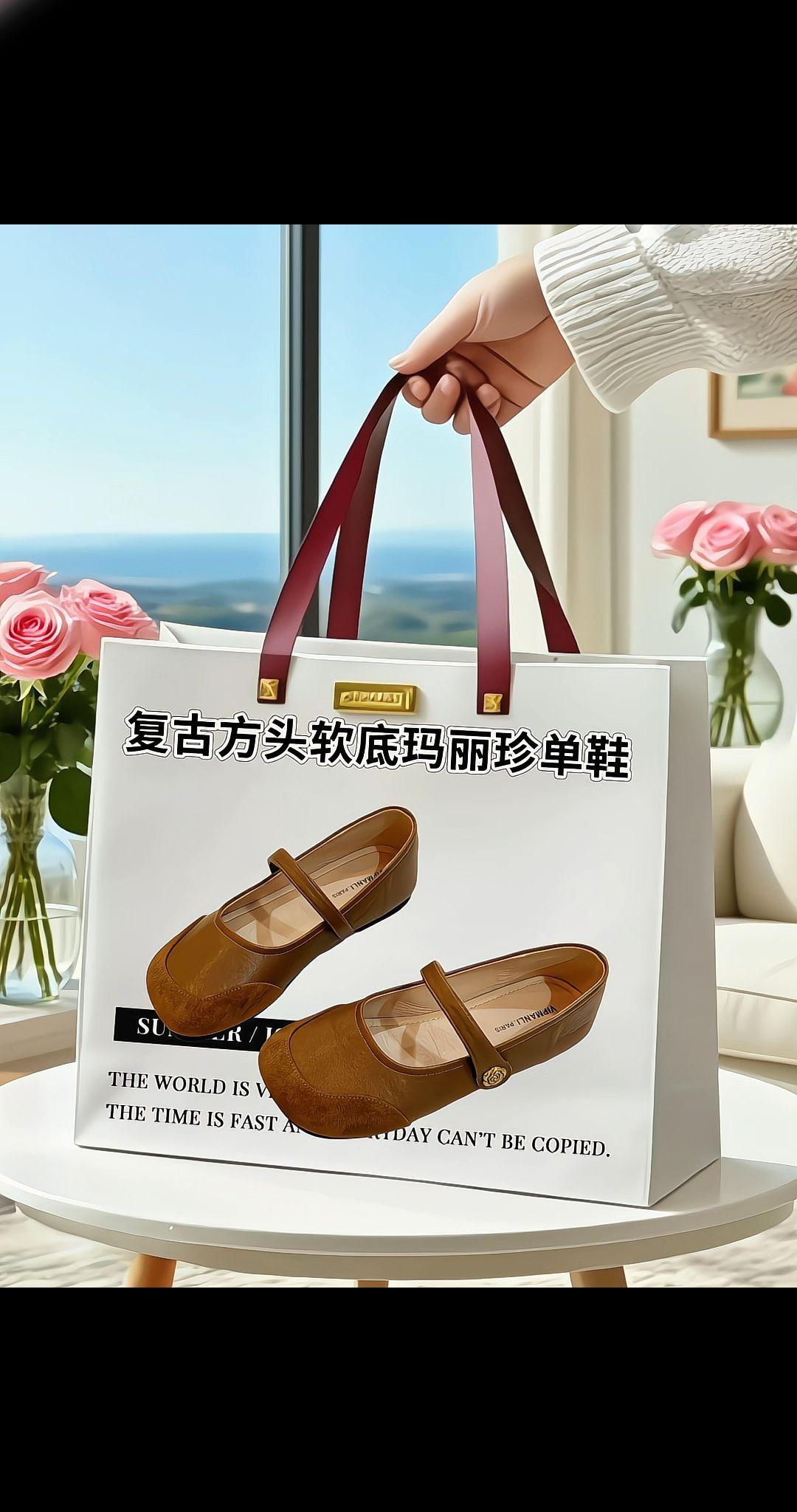 💥谁还没入这双复古方头玛丽珍单鞋?我真的会伤心的OK? 复古方头设计直接把法式氛围感拉满✨ 软底踩上去跟踩棉花似的,上班通勤、逛街约会穿一天都不磨脚! 棕色系经典又显质感,搭裙子是温柔甜妹,配裤子秒变复古酷姐👌 这双鞋一上脚,整个穿搭的高级感都up up! 别犹豫了姐妹,这种又美又舒服的神仙鞋子,闭眼冲就完事!#玛丽珍鞋 #复古穿搭 #软底单鞋 #夏日穿搭 #爆款推荐@抖加🔥上热门🔥dou+🔥热点宝