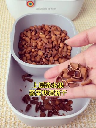 佳帮手水果盘洗菜沥水篮2025新款客厅家用双层加厚零食干果收纳盘#好物推荐🔥 #家庭必备 #生活必备 #视频同款