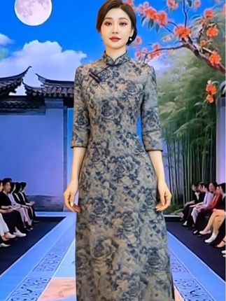 #旗袍连衣裙 #旗袍之美 #气质旗袍 #高贵典雅 #中国风旗袍 新款