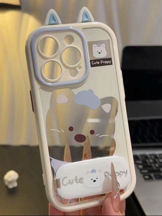 简约百搭BANCA立体耳朵西高地适用苹果16pro手机壳iPhone15女14华为mate60#手机壳壳 #手机壳手机壳 #手机壳推荐 #手机壳分享#通用手机壳