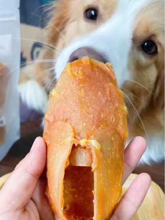 超可爱鸡肉泥猪皮磨牙零食!美毛亮肤、磨牙洁齿!#狗狗磨牙零食 #狗磨牙棒 #狗零食推荐