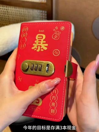 还有几个月就过年了,把钱存起来吧,存钱是年轻人最大的底气,当你有钱了#存钱本 #现金存钱本