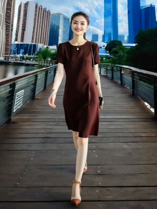 #夏季新款#气质女神穿搭 #引领时尚潮流 #修身减龄#赫本风大码女装@抖加🔥上热门🔥dou+🔥热点宝 @DOU+小助手