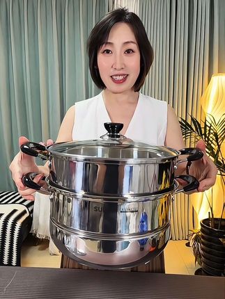 #苏泊尔蒸锅 #多层蒸锅 #不锈钢蒸锅 #厨房好物