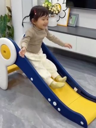 多功能儿童室内可折叠滑滑梯 家庭0-2岁宝宝幼儿园小孩游乐园#滑滑梯 #滑滑梯真好玩 #游乐园 #室内儿童乐园 #玩具