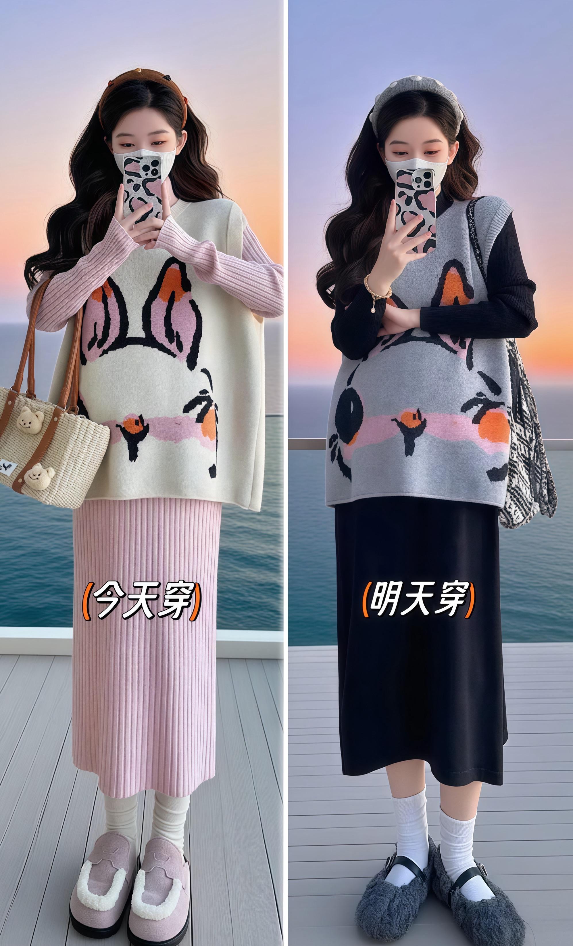 小孕妇们,降温了都去穿这套马甲连衣裙👗。#孕期穿搭 超级显瘦又气质的孕妇套装,它是这种卫衣棉的料子,柔软亲肤又保暖,马甲的设计很洋气,也很实用,春秋冬都能穿。这一套真的太适合孕期了,而且生完也能继续穿,完全不会闲置,喜欢的姐妹赶紧入手一套试试吧!孕期这样穿真的太美了!#最美孕妇 #慵懒风穿搭 #孕妇装 #孕妇穿搭