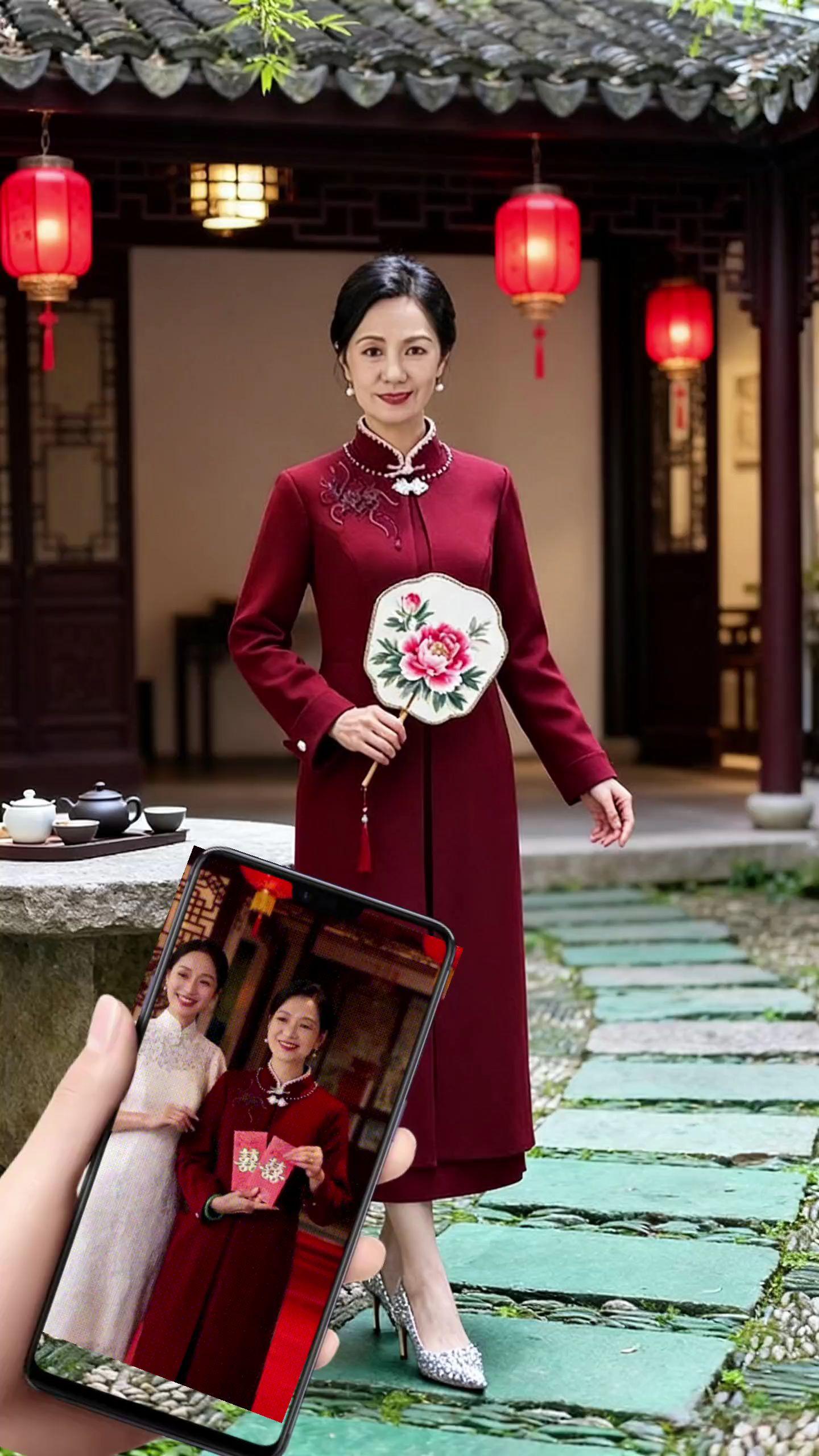 优雅气质婚宴喜婆婆喜妈妈礼服。#婚礼妈妈礼服 #喜婆婆喜妈妈 #中老年女装 #日常可穿宴会礼服 #婚礼倒计时