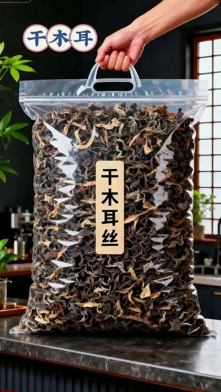 白背毛木耳丝:脆嫩藏鲜,丝丝入味!泡发即烹,凉拌脆爽、爆炒鲜香,给家常餐桌添惊喜~ #木耳 #木耳炒肉 #脆嫩爽口 #强烈推荐#美食