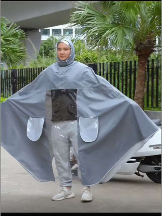 #摩托电动车雨衣#加大款防暴雨双人电动车雨衣#遮脚双人雨衣#防雨工具#防雨工具