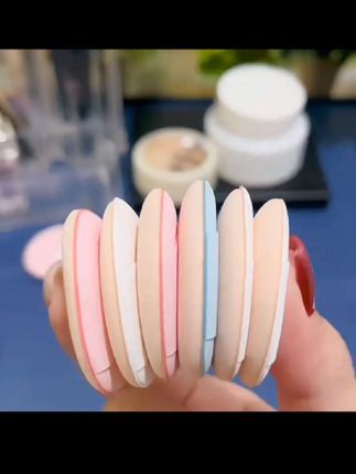 mini手指粉扑超软不吃粉脸部遮瑕粉扑小拖鞋指尖粉扑定妆便携海绵#手指粉扑