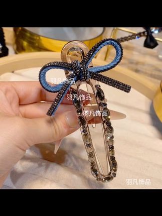 极简风法式少女风边夹鸭嘴夹发夹抓夹碎发夹一字夹#网红发饰 #头饰搭配 #抖音小助手