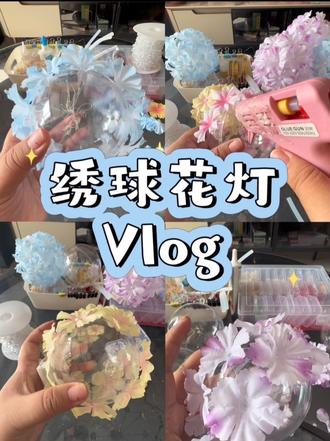 绣球花灯来啦!
这个春天一起去赏花吧🌸
#我做的春日限定手工 #绣球花 #绣球花灯 #教程 #教程分享