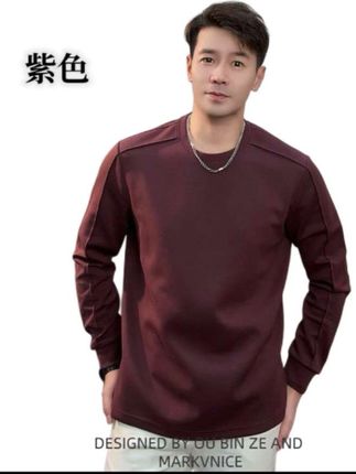 新 欧彬泽【格调】欧货长袖卫衣秋冬男装圆领休闲时尚百搭#百搭上衣 #时尚穿搭 #休闲减龄穿搭 #高级感穿搭