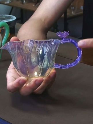 晶焱高颜值玻璃公道杯 #分茶器 #公道杯 #茶海 #煮茶器 #茶具