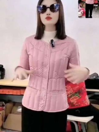 秋冬新款长袖羽绒内胆,女修身轻薄内穿打底短款显瘦白鸭绒羽绒服,内搭外穿都好看,谁穿谁好看暖和