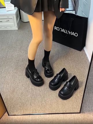 #百搭女鞋 #轻奢女鞋 #高跟乐福鞋 #乐福鞋 #百搭鞋子