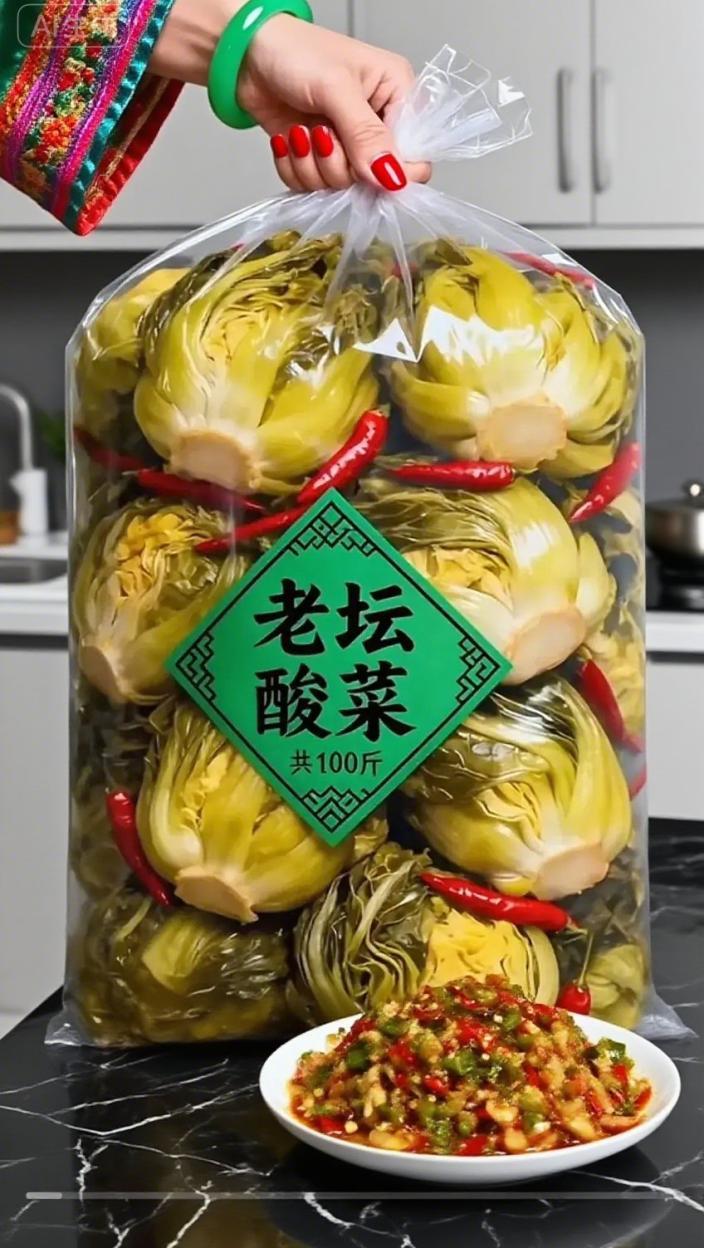 【菜佬倌】正宗四川农家老坛泡菜酸菜鱼酸菜开胃菜鱼调...