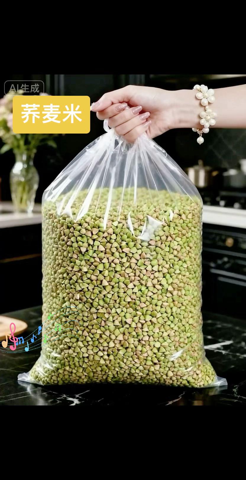 2. 终于找到不夹生的荞麦米!提前泡1小时,煮出来软糯又有韧劲,熬粥、做杂粮饭都合适,自带清香味。给爸妈做控糖餐、自己减脂期当主食都可,不像有的荞麦米煮不熟,这口健康饭谁吃谁爱~#荞麦米