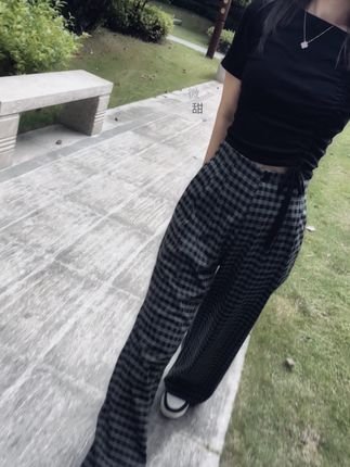 #阔腿休闲裤 #遮肉显瘦穿搭 #时尚休闲 #早秋穿搭 #不挑年龄不挑身材