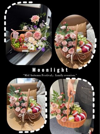 中秋水果花篮推荐~#中秋 #中秋花篮 #中秋水果礼品 #中秋节快乐 #中秋水果礼盒推荐