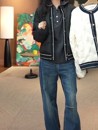 Syan【心向阳光】鹅绒新款冬季时尚百搭小众高级轻奢设计款羽绒服#高级感穿搭 #女装 #强烈推荐 #穿搭 #今日分享