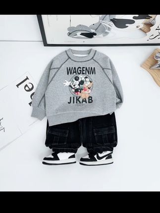 儿童秋卫衣长袖2025新款秋装男童秋冬上衣 AY25883 悠悠童话童装