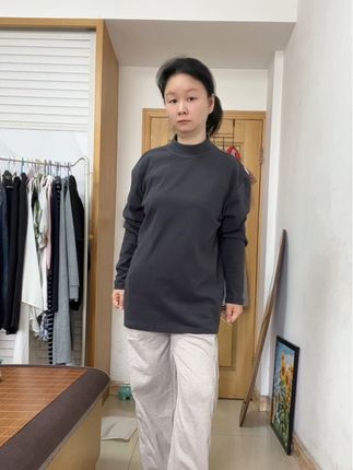 雅丹狼/yadanlang德绒圆领上面磨毛保暖长袖T恤打底衫秋冬男士#男士打底衫#德绒打底衫#男装#男士长袖打底衫#秋冬必备