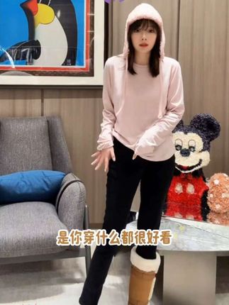 BETTERJOELAY-【酷黑修身】高端百搭牛仔裤加绒秋冬休闲裤 #加绒牛仔裤#加绒保暖 #弹力百搭舒适 #杨幂同款 #筷子腿速成