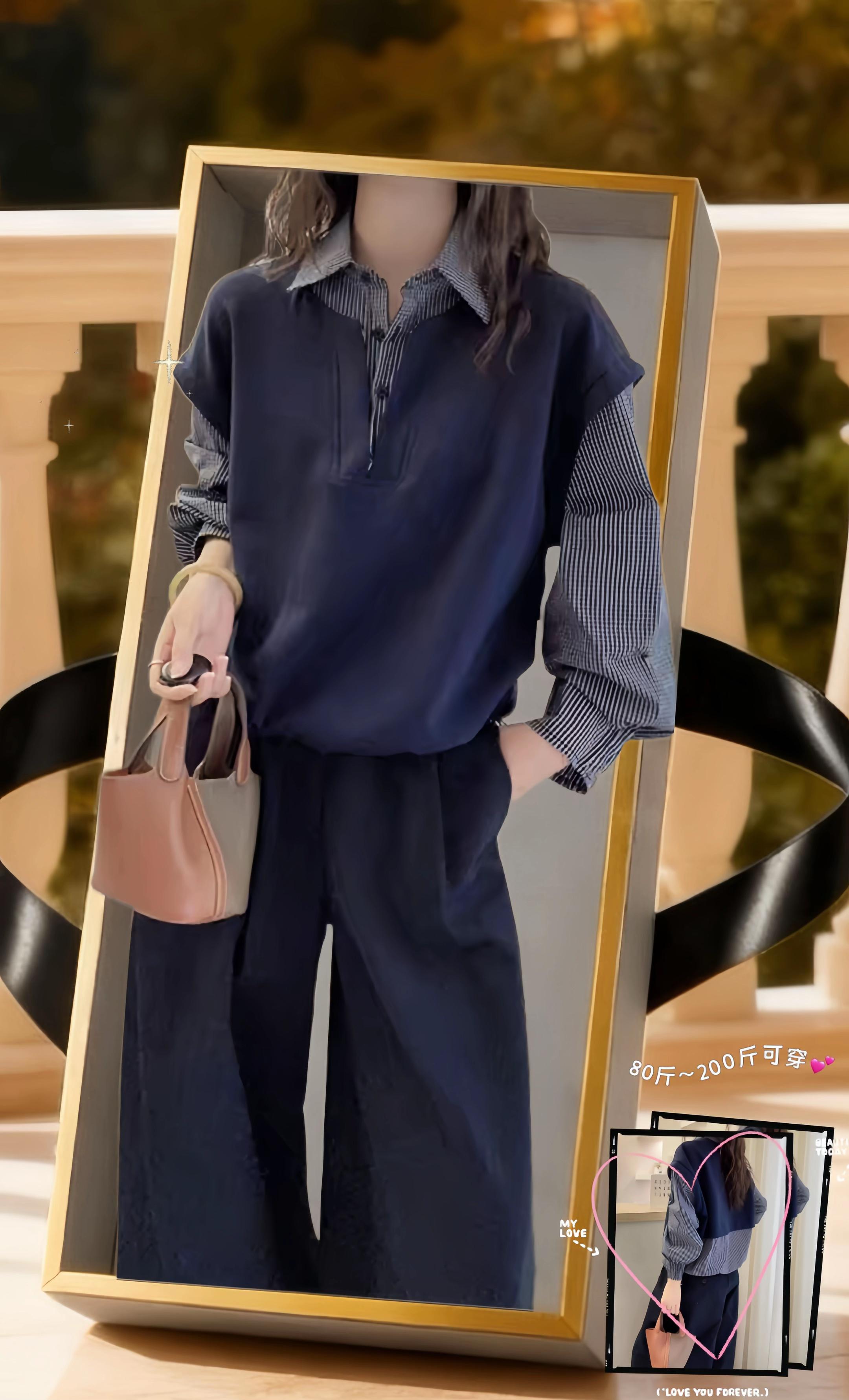 秋季假两件衬衫,把独特感穿得毫不费力~格子拼接自带复古调,假两件设计藏着层次巧思,宽松版型对身材超包容,慵懒感从头裹到脚。 长袖长度刚好遮手臂,单穿是随性街拍风,搭马甲叠出温暖,配牛仔裤显率性,搭半身裙添柔感。穿上它,不用费心搭层次,一件搞定“漂亮又舒服”,大码姐妹也能轻松穿出秋日时髦~#遮肉显瘦穿搭 #大码穿搭 #初秋一周不重样穿搭 #早秋贵气感穿搭#抖音小助手dou上热门