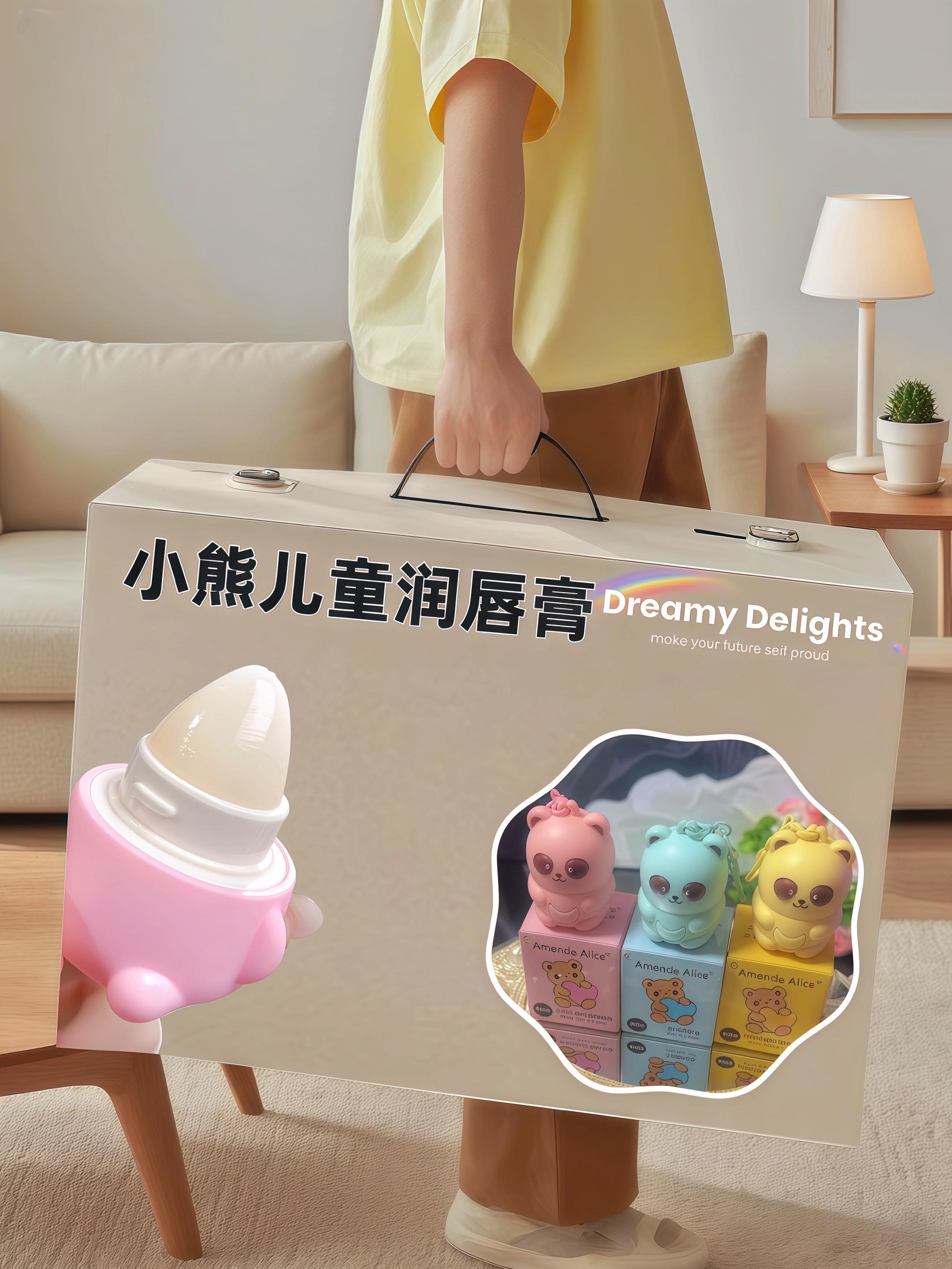 救命,这个小熊润唇膏简直萌到了娃的心巴上。入秋后本身就不爱喝水的娃,嘴巴开始起皮干裂了,老母亲给她做功课入手了这款小熊润唇膏,它有多个水果口味,草莓蓝莓等,娃特别喜欢,水水润润的,膏状质地,成分安全,用完后娃的嘴巴水水嫩嫩,真的是好用又实惠,别等娃嘴巴到了干裂撕皮的状态才想起来要准备唇膏,趁现在划算安排起来#滋润保湿#润唇膏#儿童润唇膏#宝妈推荐#超便宜超划算