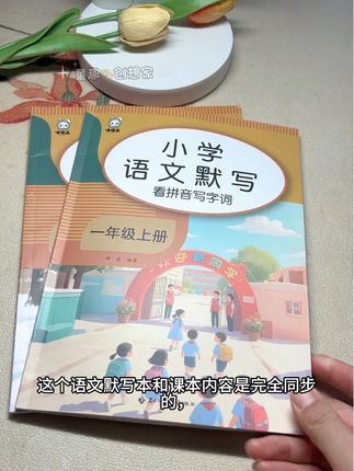 小学#语文 #默写本 一二年级看#拼音 写词语同步上下册#生字 注音练习本#学霸秘籍