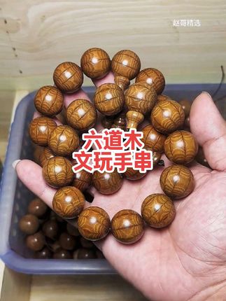 六道木又叫降龙木,来自于五台山的老料六道木,经过师傅精湛手艺加工华丽转身变成一串串儿精美绝伦的文玩手串,有文玩爱好者还喜欢盘手串的,可以点视频下方小黄车下单,你也可以拥有!#小黄车直接购买 #六道木手串 #六道木降龙木 #平安手串 #九道木手串 手