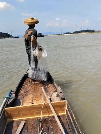 17斤几重.全撒网开到顶捕鱼.每天希望收获满满的🐠 #户外撒网捕鱼 #实拍