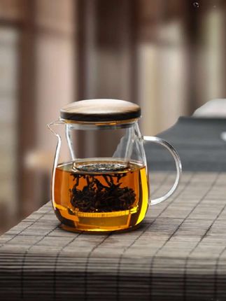 加厚全玻璃内胆花茶壶家用茶水分离泡茶壶带过滤功夫茶具泡茶器#泡茶壶#茶水分离壶 #高硼硅玻璃 #玻璃泡茶壶#在抖音入手的好东西