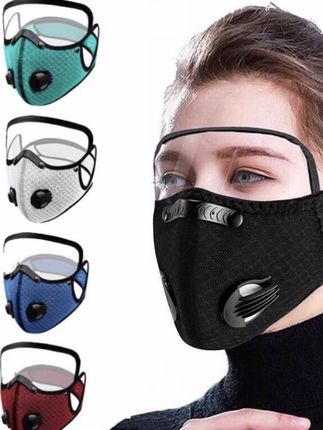 农用打药防护面罩全脸防风防灰尘面罩骑行护脸透气夏凉一体款口罩#爆款热卖中 #厂家直发