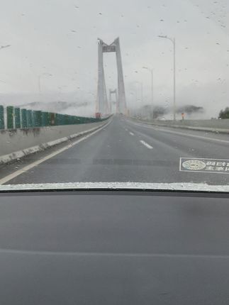 路程真耐跑,还有1000公里#跨海大桥