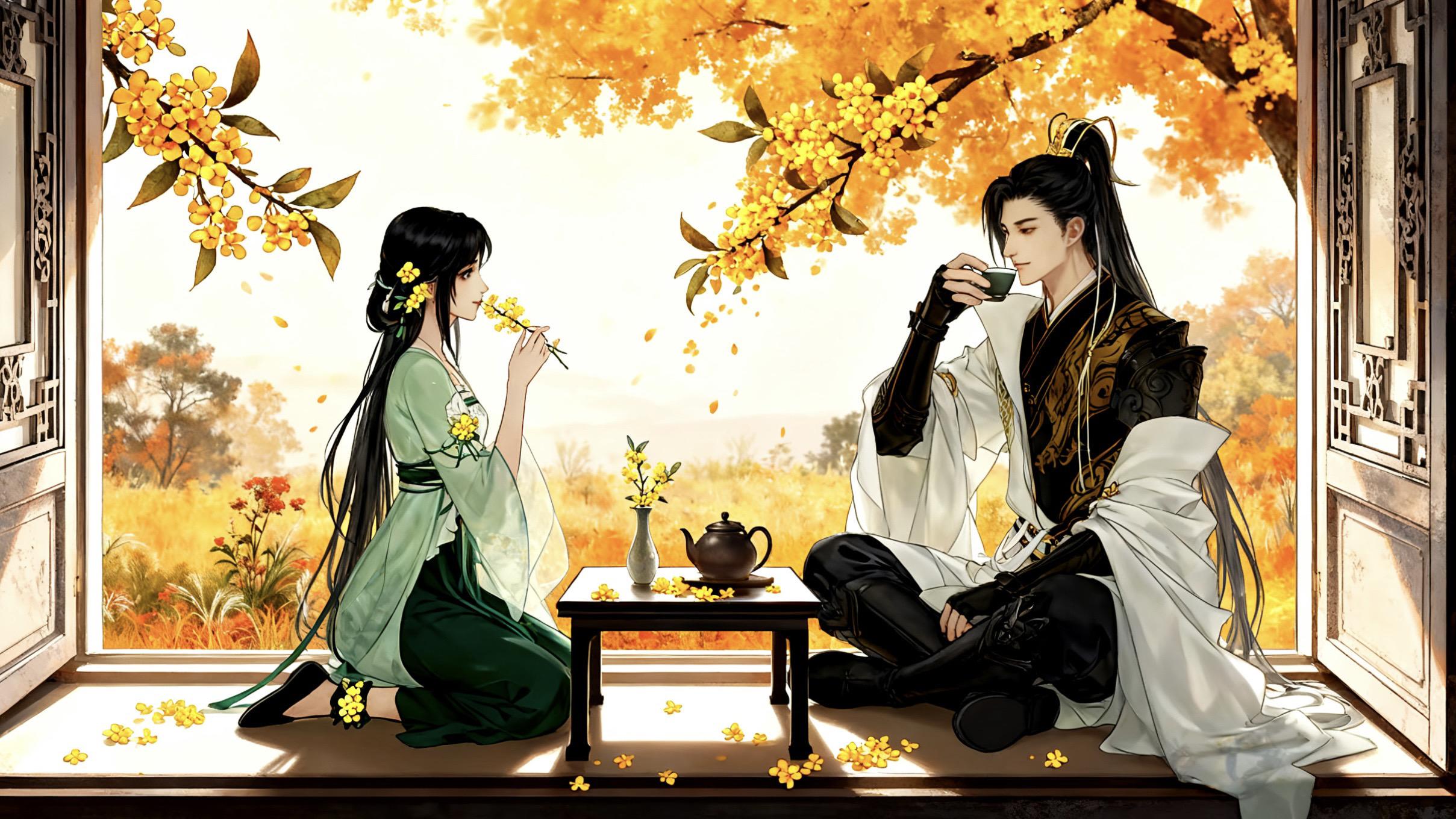 花不尽 月不穷 两心同#遇见逆水寒 #方承意