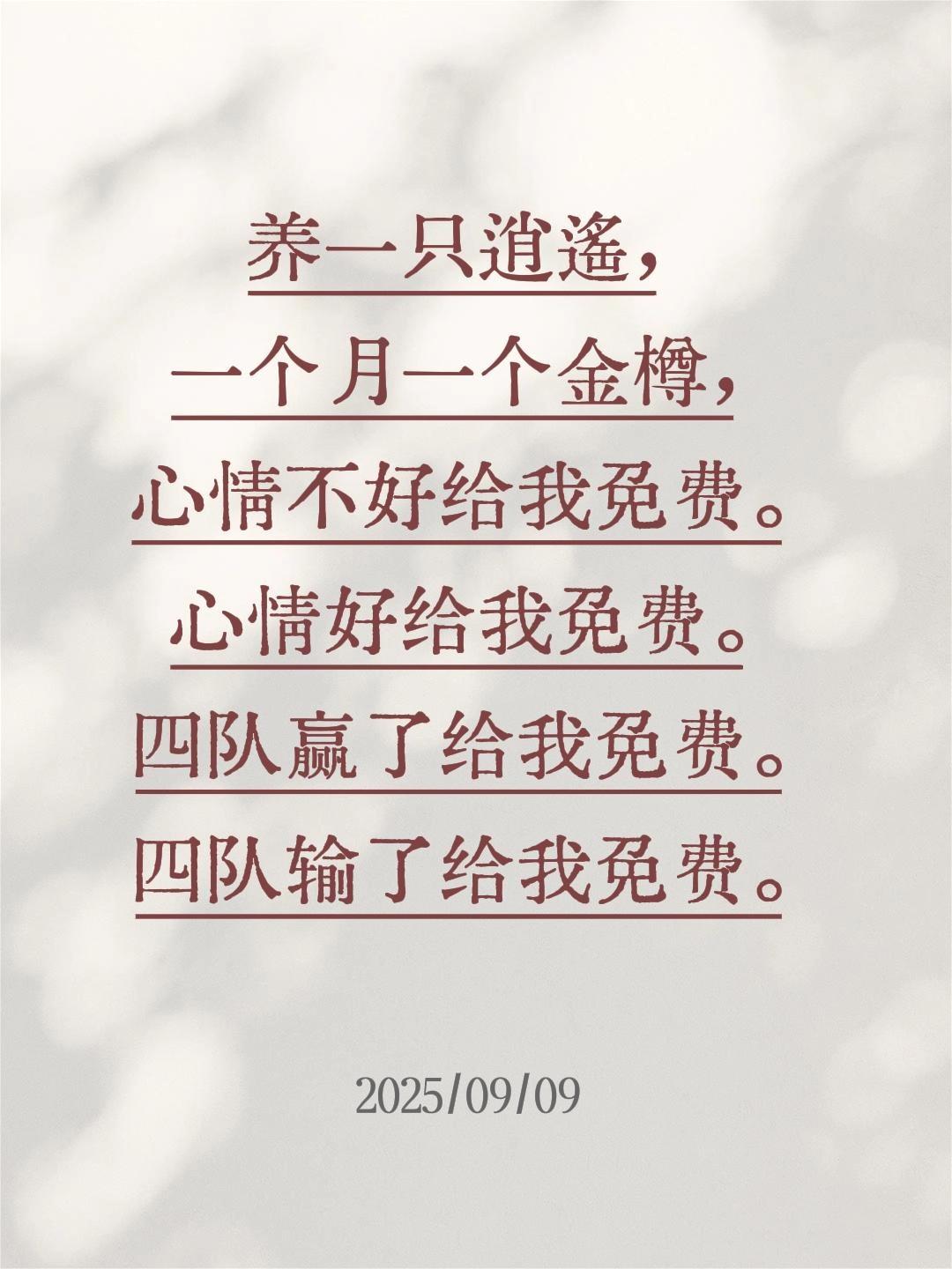 养一只逍遥,一个月一个金樽,心情不好给我免费。心情好给我免费。四队赢了给我免费。四队输了给我免费。 #超自然行动组 #前辈和我一起玩超自然吧 #超自然 #超自然行动组逍遥 #超自然四队