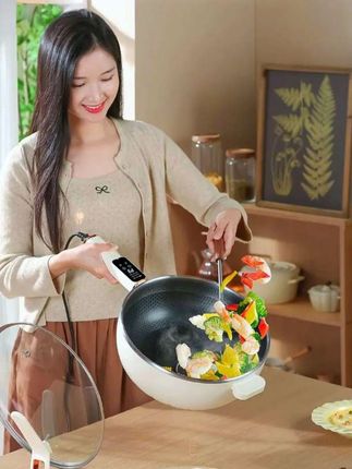 芯厨奕电炒锅一体锅大容量电火锅家用宿舍炒菜蒸煮蜂窝煎炒不粘#芯厨奕电炒锅 #大容量一体电炒锅 #锅具#厨房好物 #大容量电炒锅