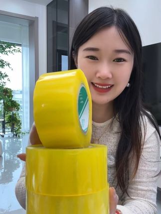 #透明打包带 #封口胶 #透明胶带 #打包胶带 #快递打包胶带